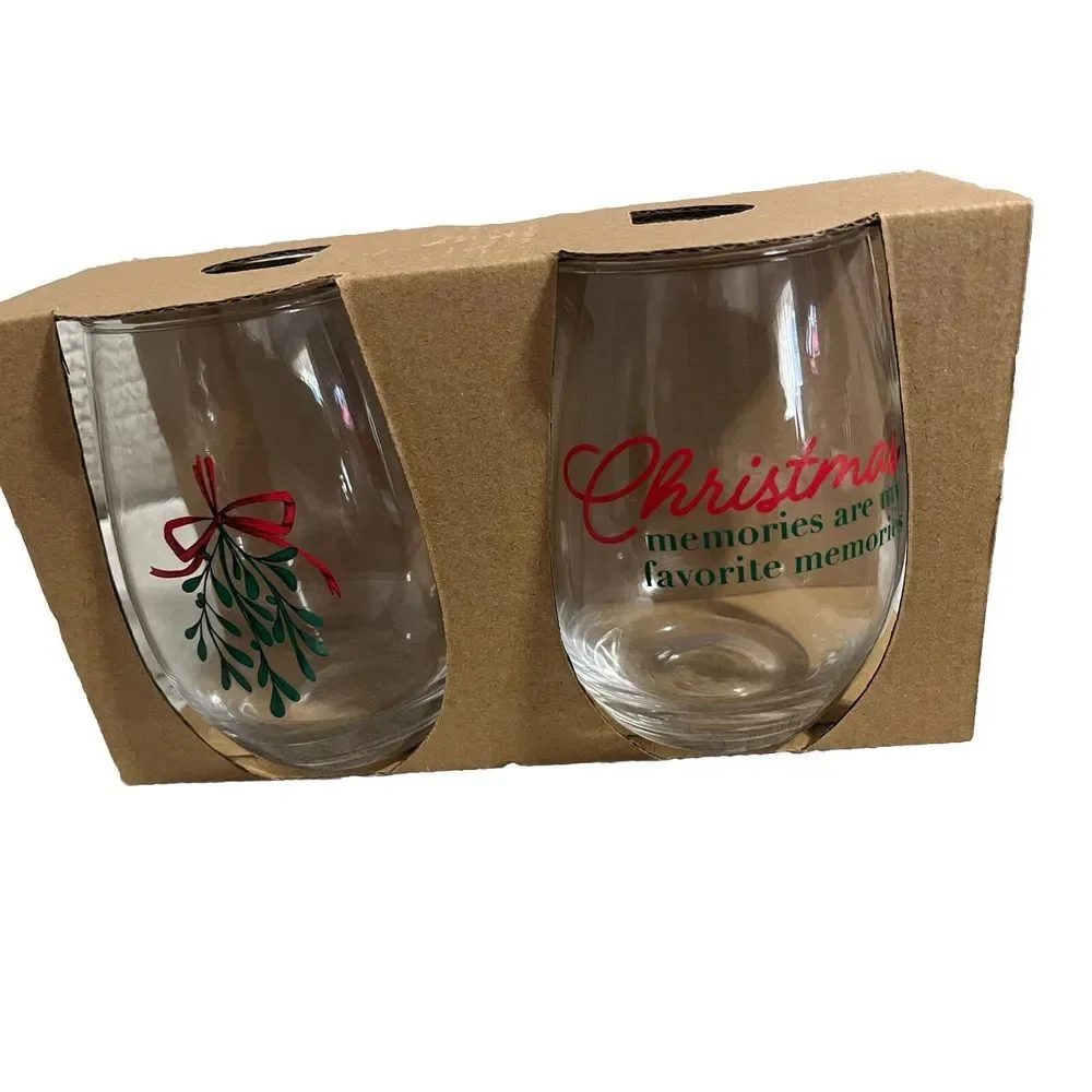 Christmas Wine Glasses